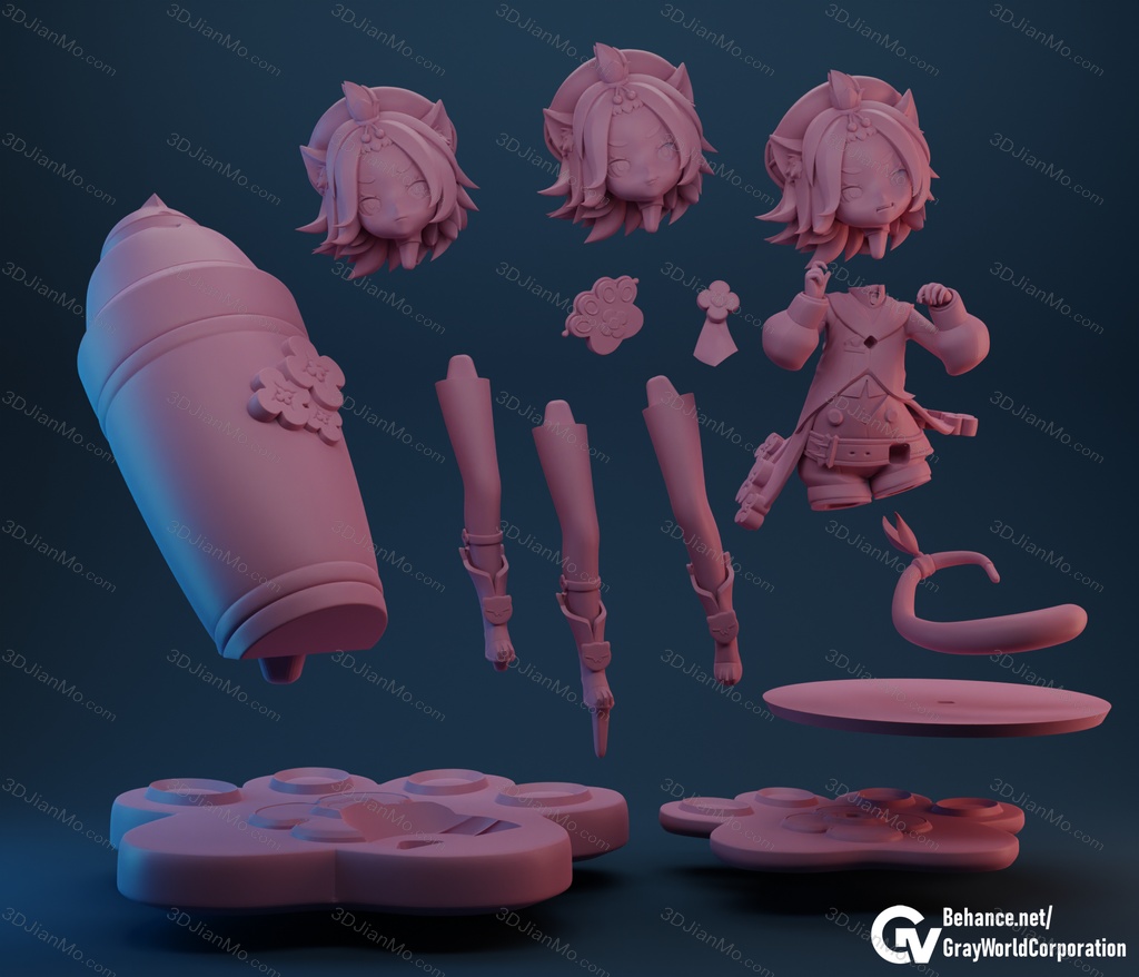 GrayWorld 原神 调酒师 迪奥娜