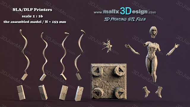 Sanix3d 第五元素 丽露