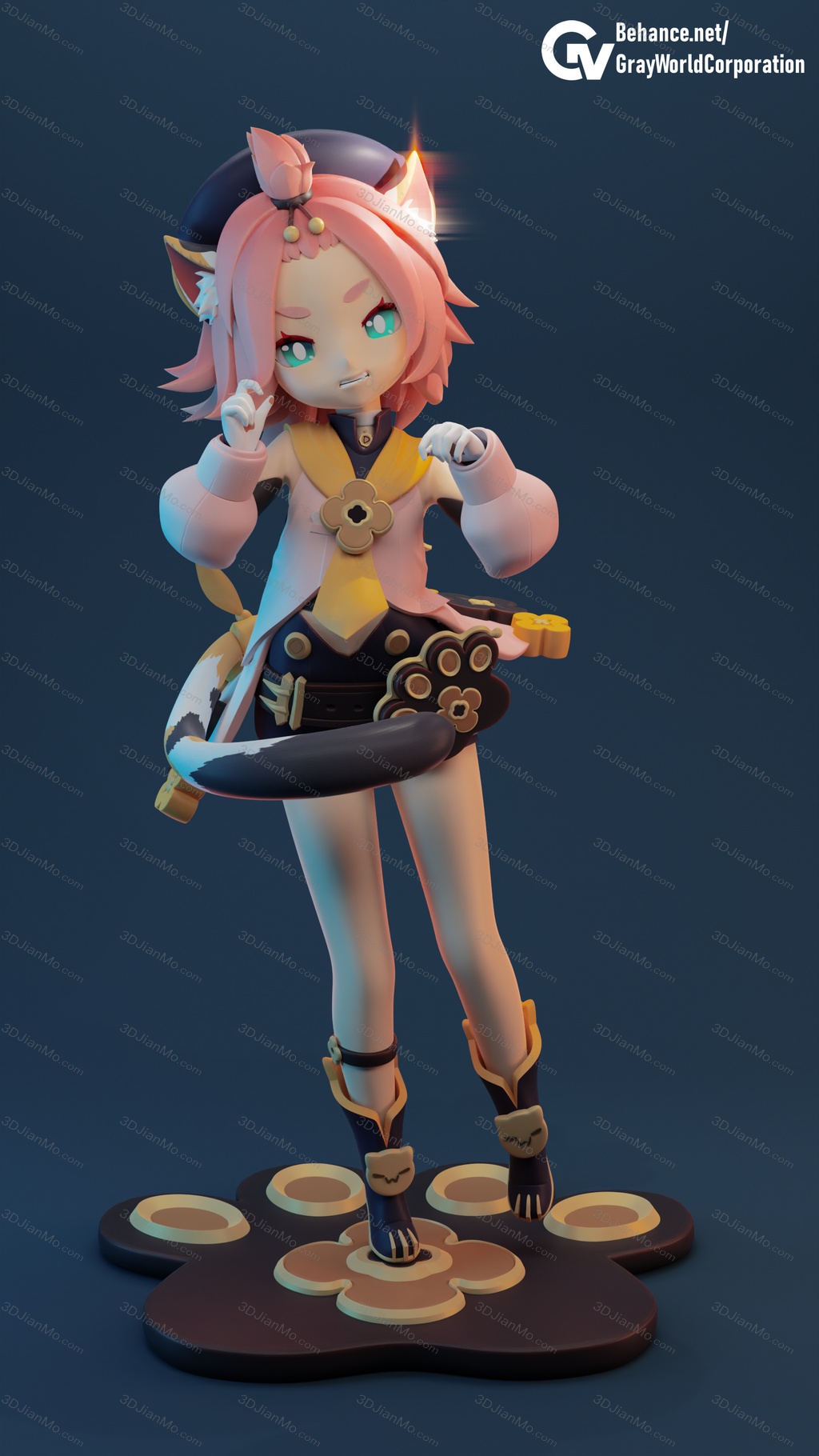 GrayWorld 原神 调酒师 迪奥娜