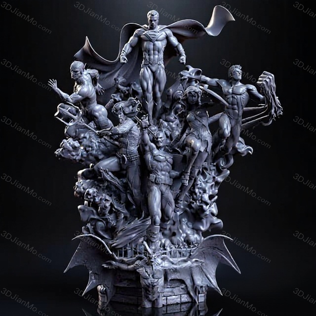 Sanix3d DC漫画 正义联盟