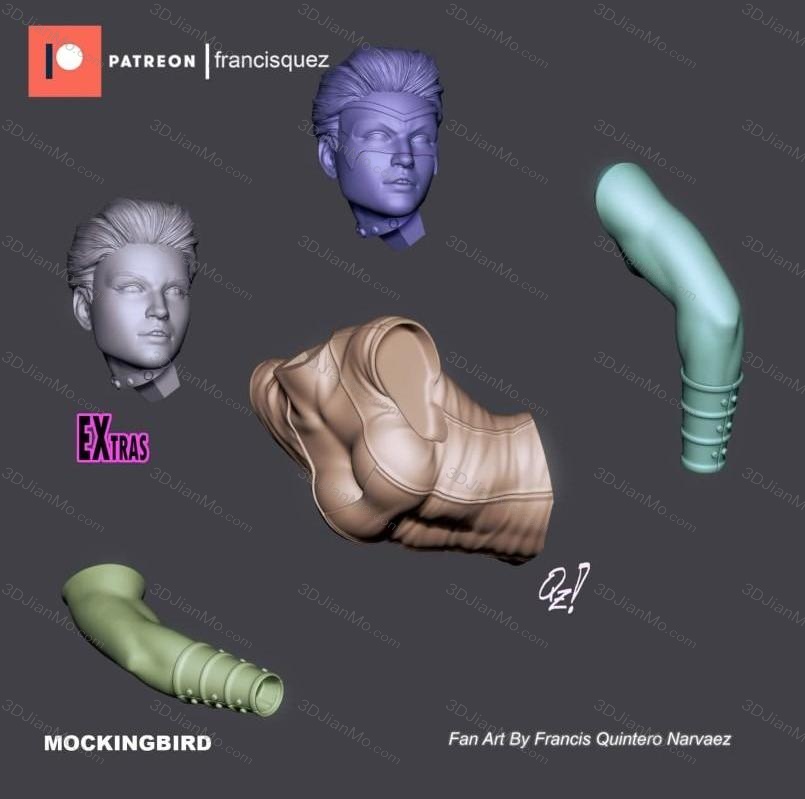 Francis Quez 漫威 复联 仿声鸟