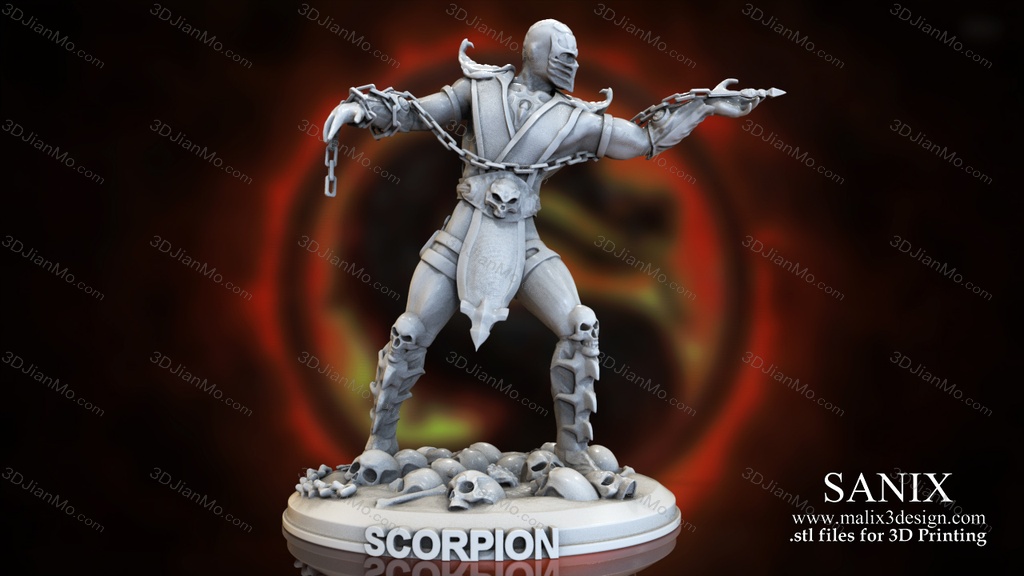 Sanix3d 真人快打 蝎子