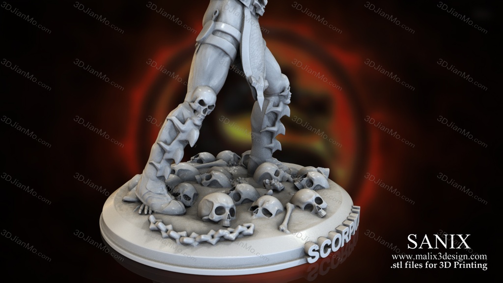 Sanix3d 真人快打 蝎子