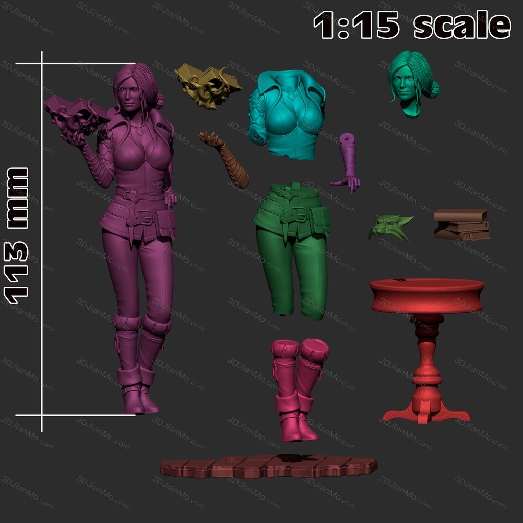 ESMonster 巫师 猎魔人 特莉丝·梅莉葛德