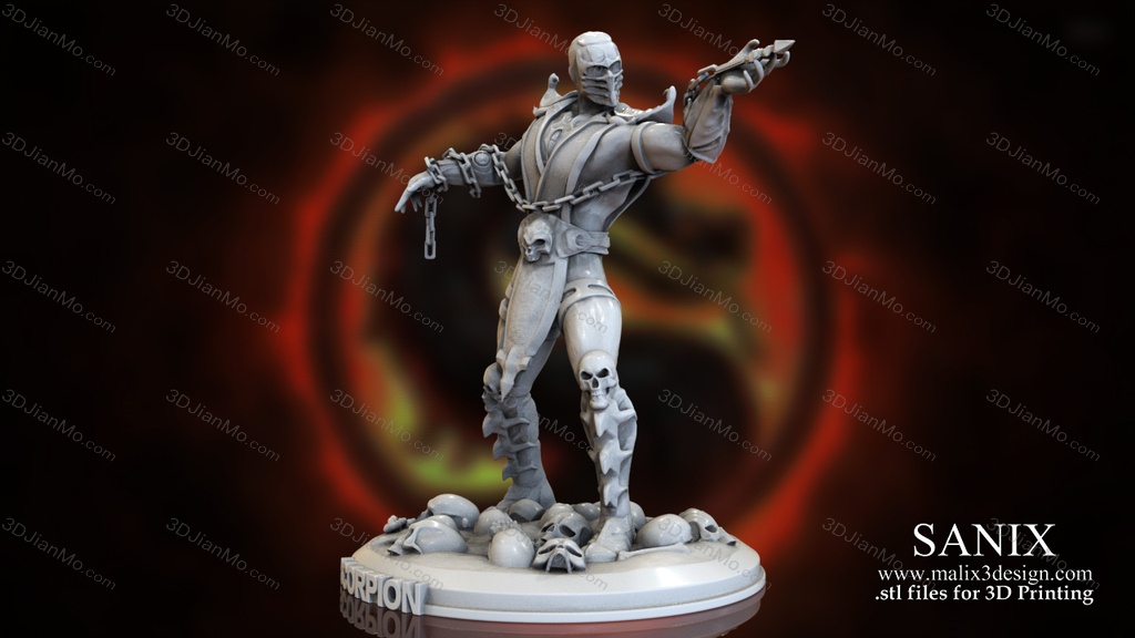 Sanix3d 真人快打 蝎子