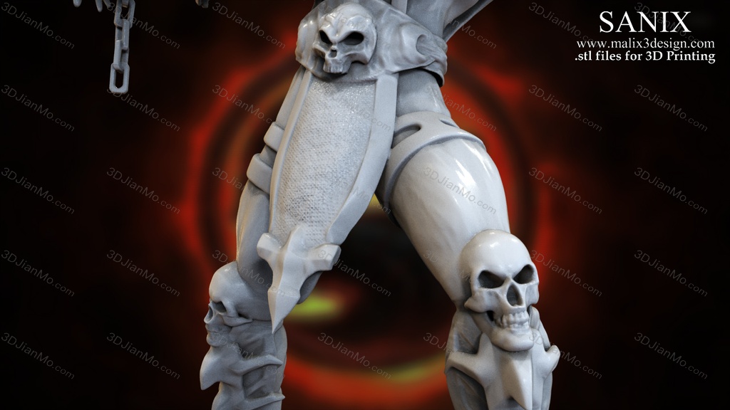 Sanix3d 真人快打 蝎子