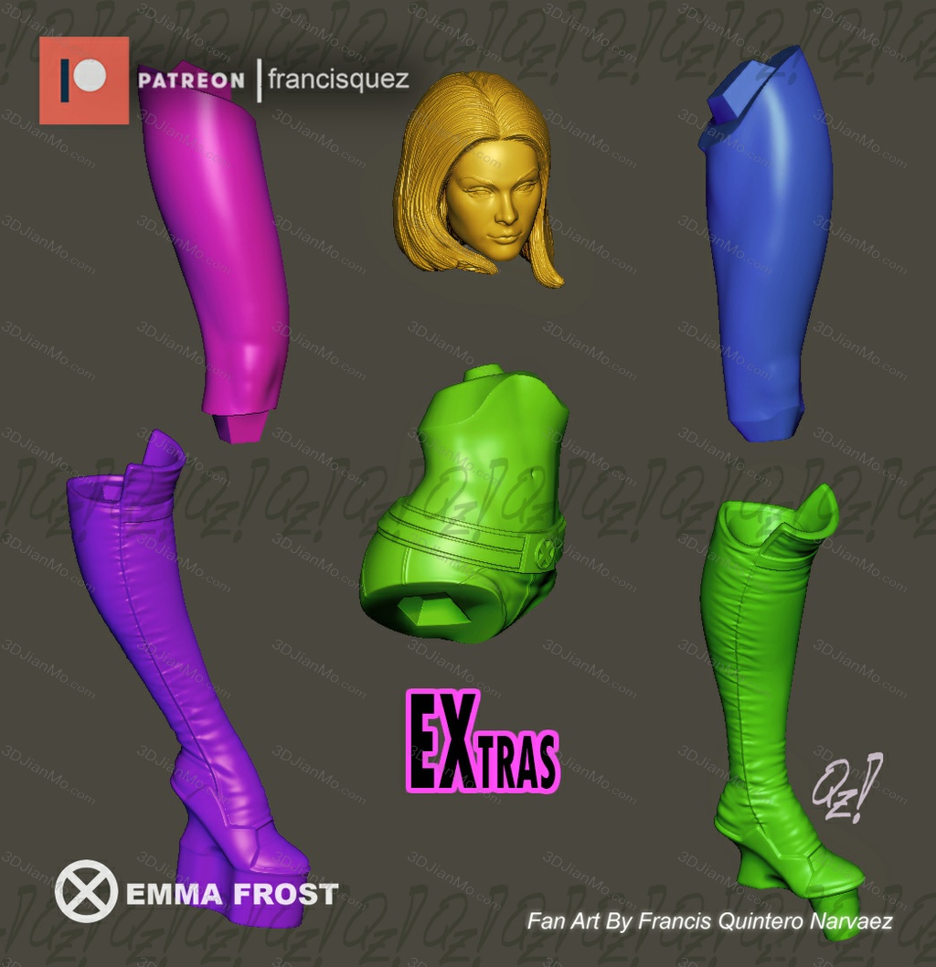 Francis Quez 漫威 白皇后