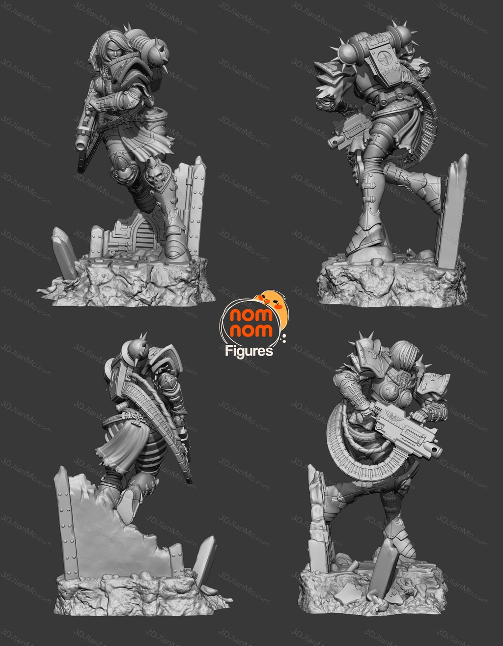 NomNom 战锤40k 重甲战斗修女