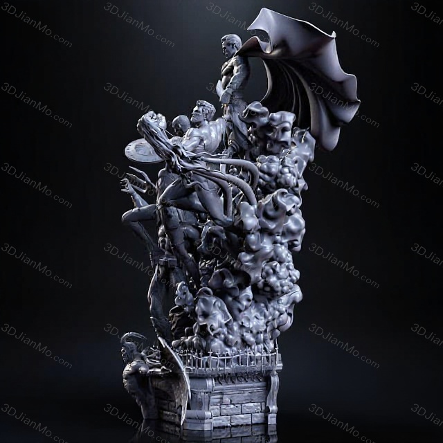 Sanix3d DC漫画 正义联盟