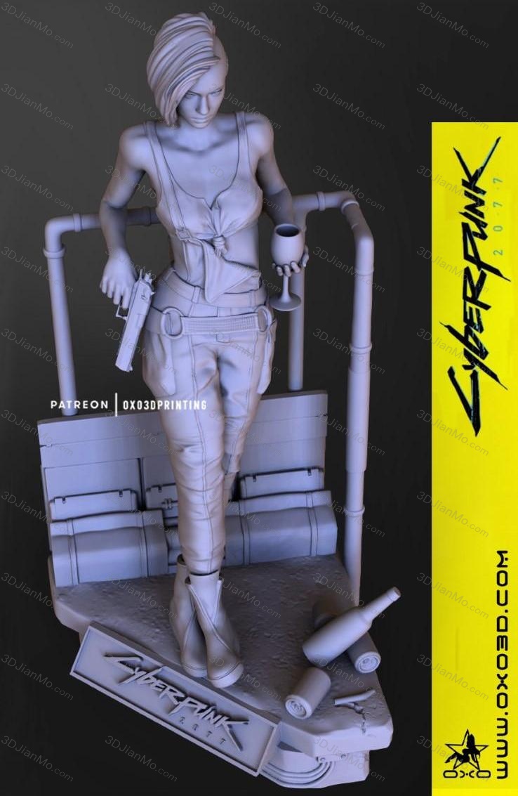 OXO3D 赛博朋克 朱迪·阿尔瓦雷兹