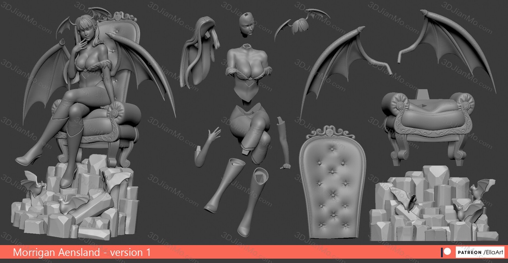 LuftMensch 恶魔战士 莫莉卡·安斯兰特