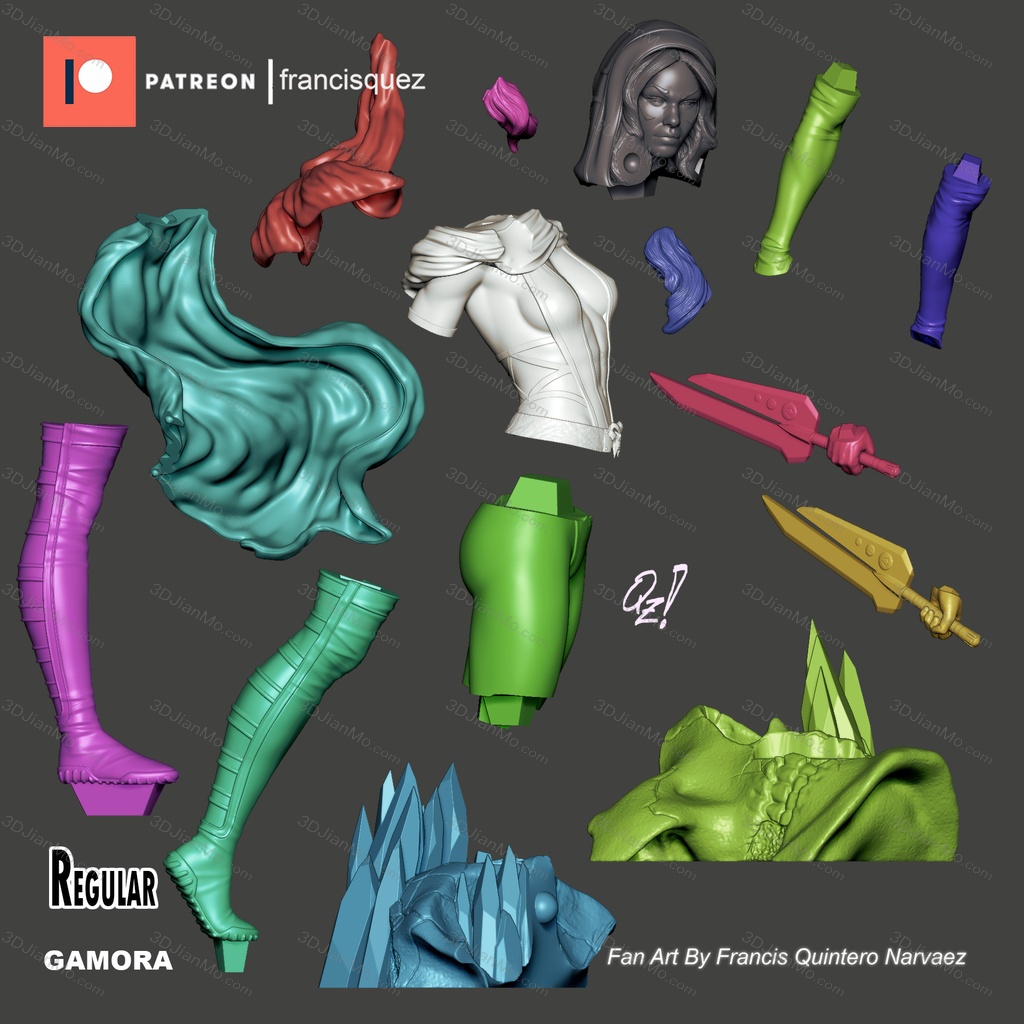 Francis Quez 漫威 银河护卫队 卡魔拉