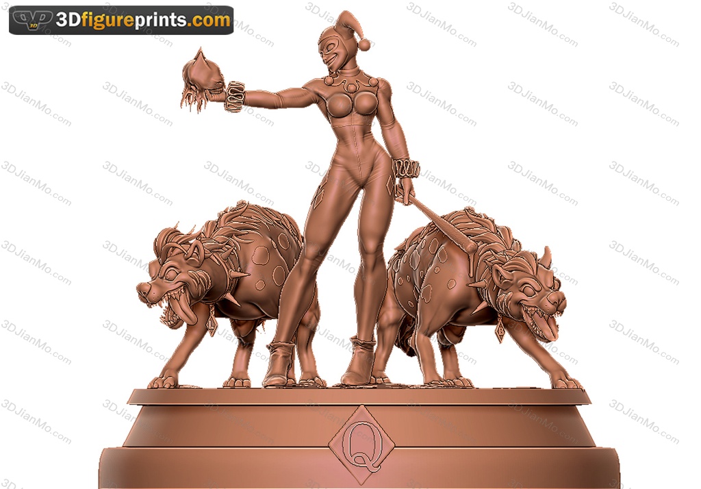 Chibi STL DC漫画 哈莉·奎茵