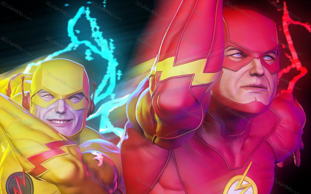 DC漫画 闪电侠和逆闪电