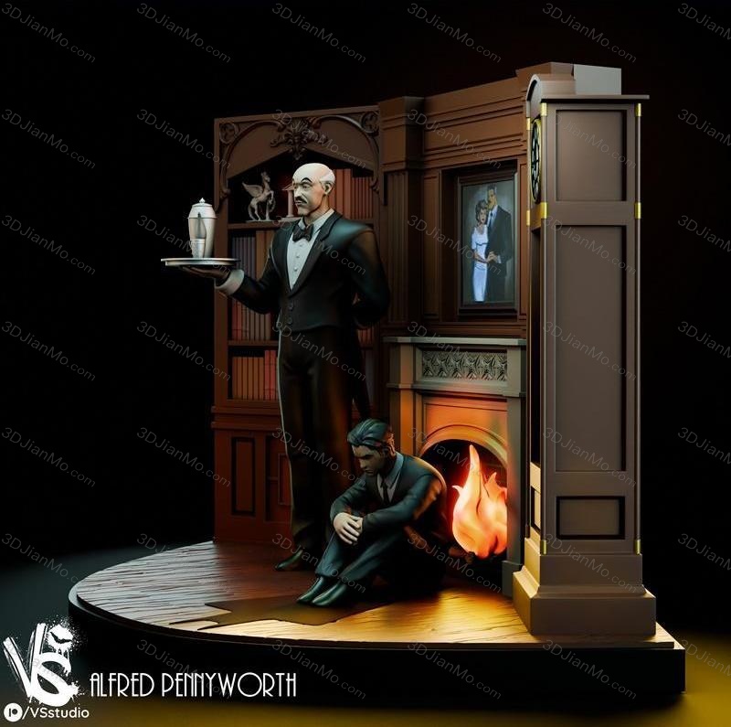 DC漫画 阿尔弗雷德和布鲁斯