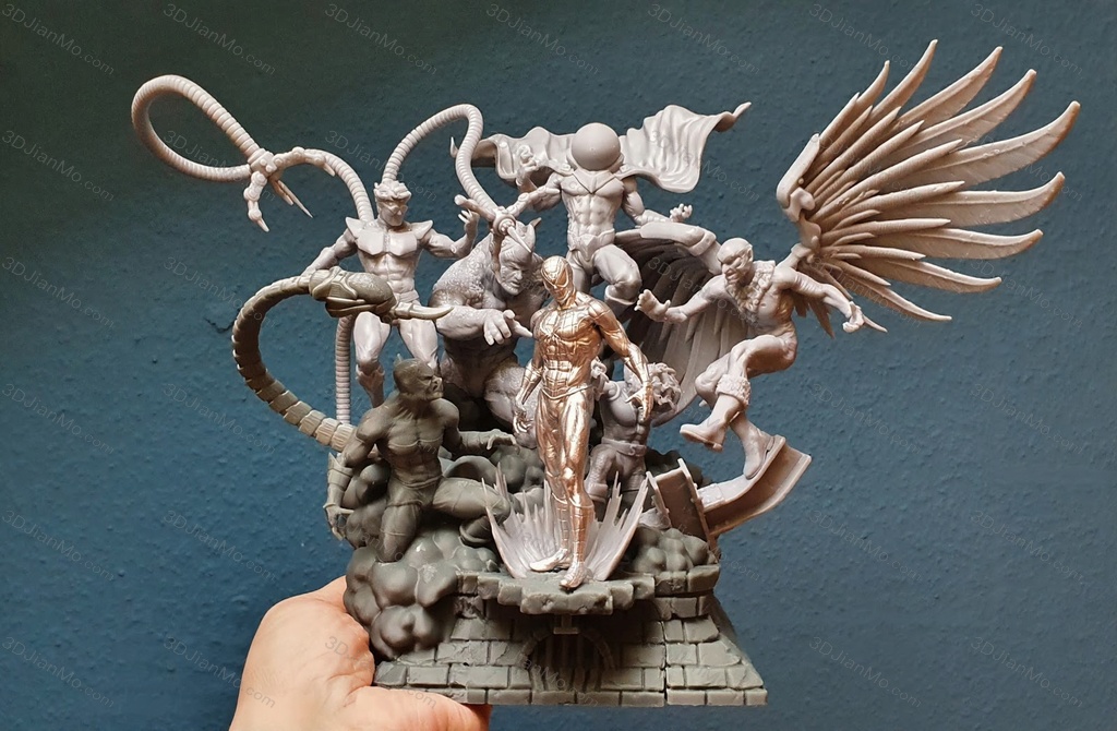 Sanix3d 漫威 蜘蛛侠全家福