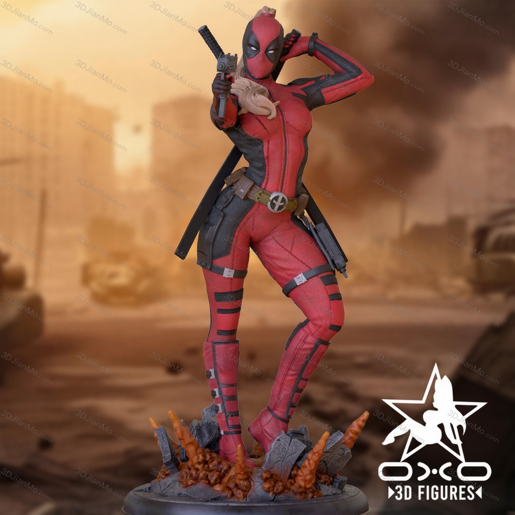 OXO3D 漫威 死侍女士