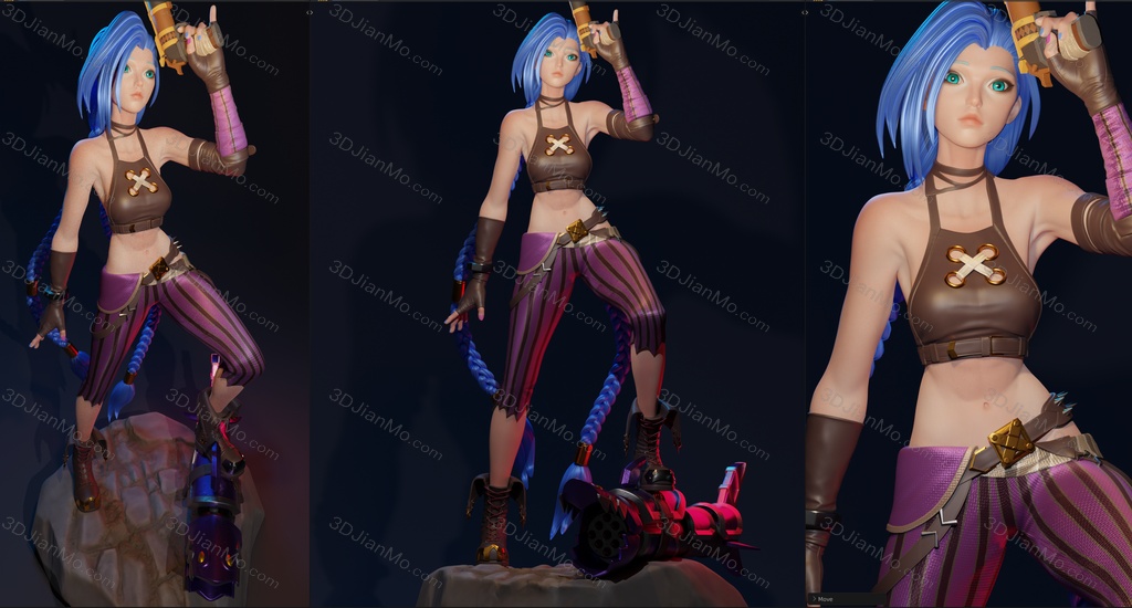 ESMonster 英雄联盟 金克丝