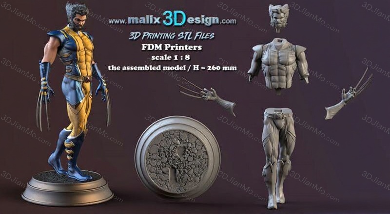 Sanix3d 漫威 金钢狼 罗根