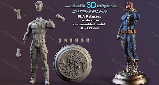 Sanix3d 漫威 镭射眼