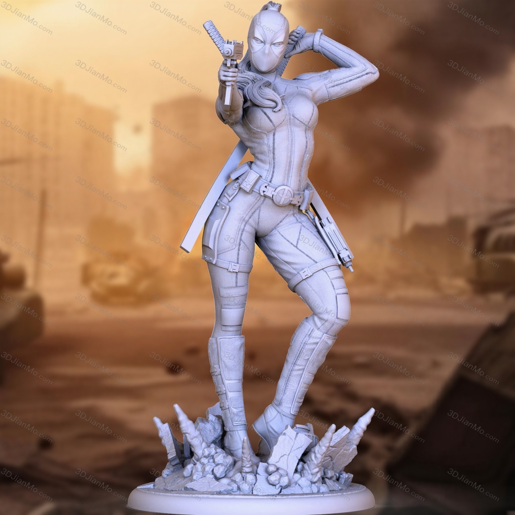 OXO3D 漫威 死侍女士