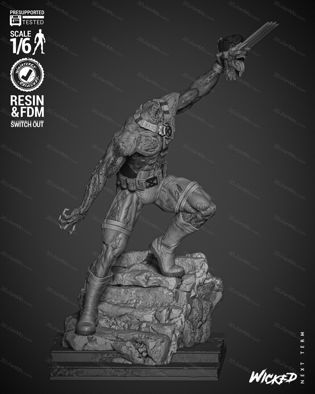 3DWicked 漫威 镭射眼