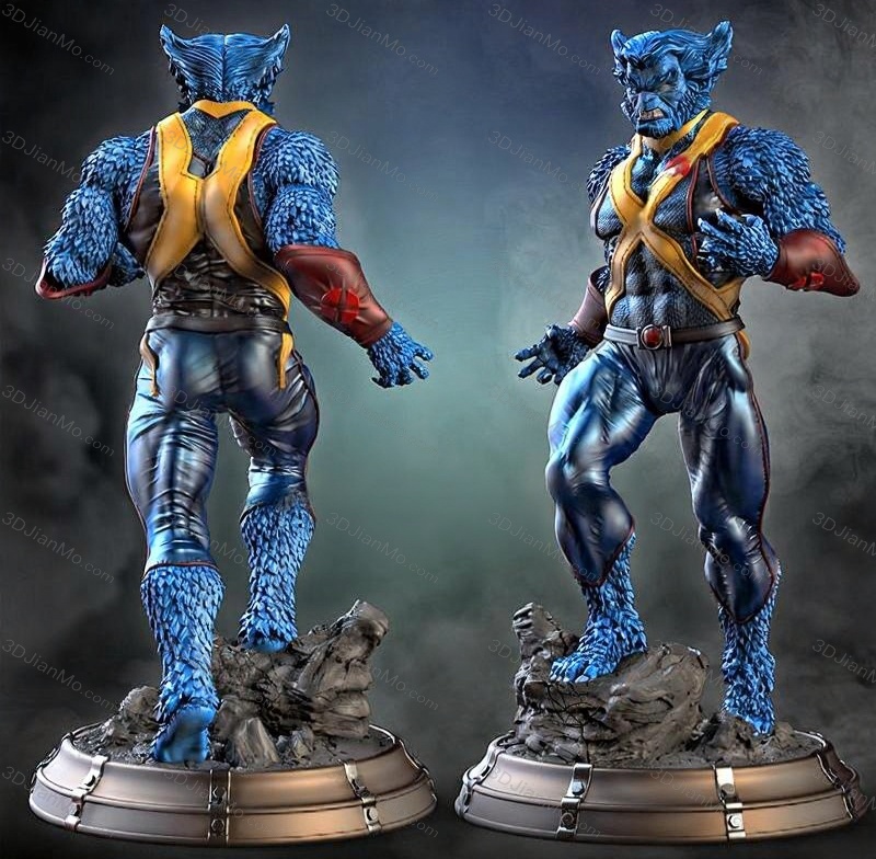 Sanix3d 漫威 X战警 野兽