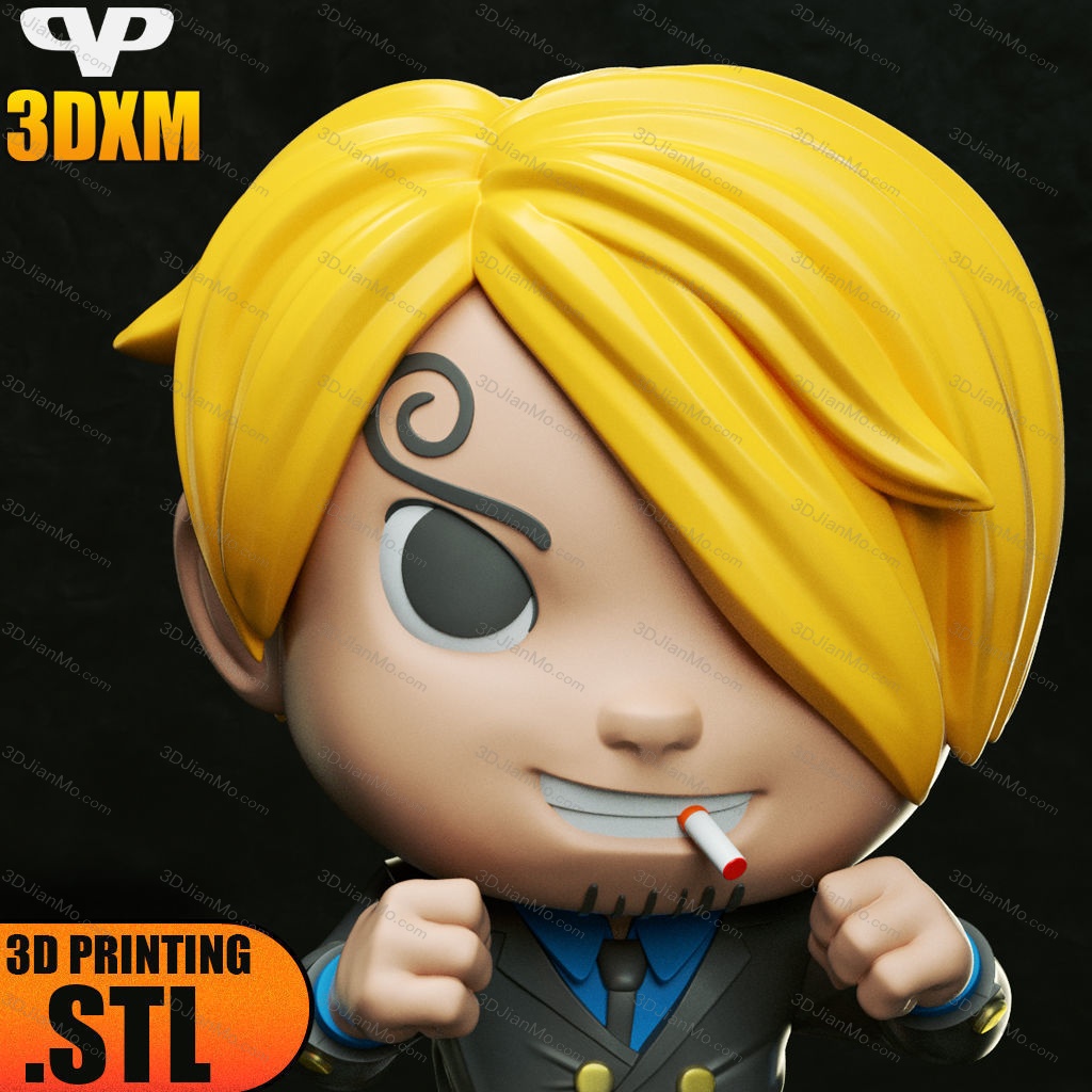 Chibi STL 海贼王 桑吉