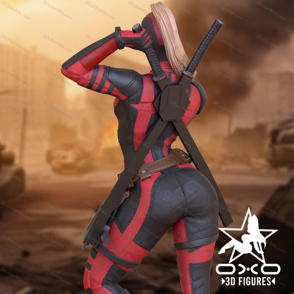 OXO3D 漫威 死侍女士