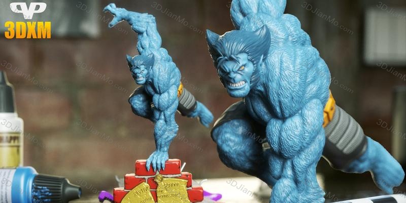 Chibi STL 漫威 野兽