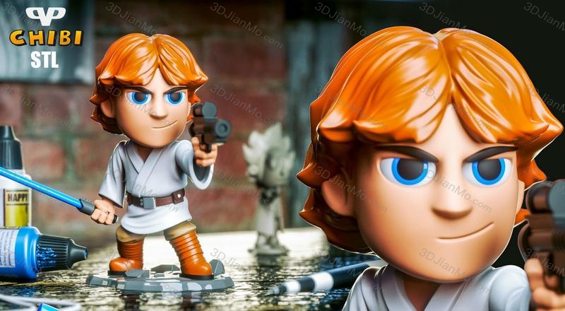 Chibi STL 星球大战 卢克·天行者