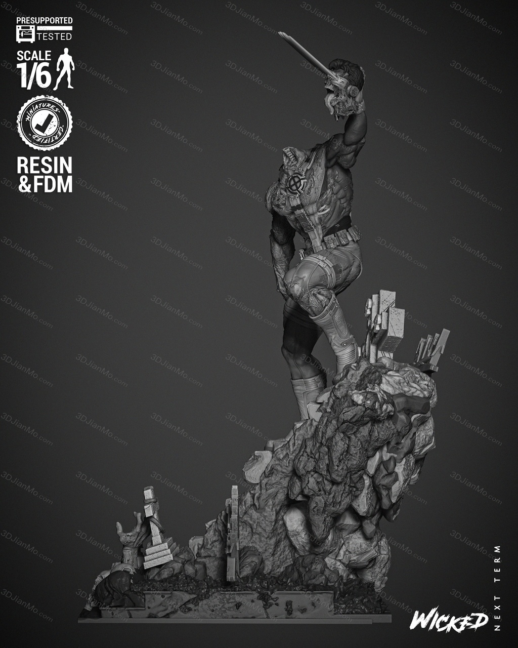 3DWicked 漫威 镭射眼