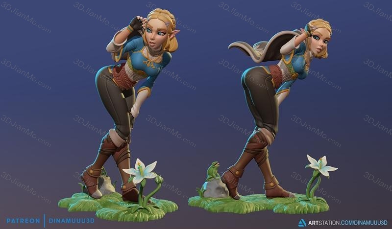 Dinamuuu 3D 塞尔达传说 塞尔达公主