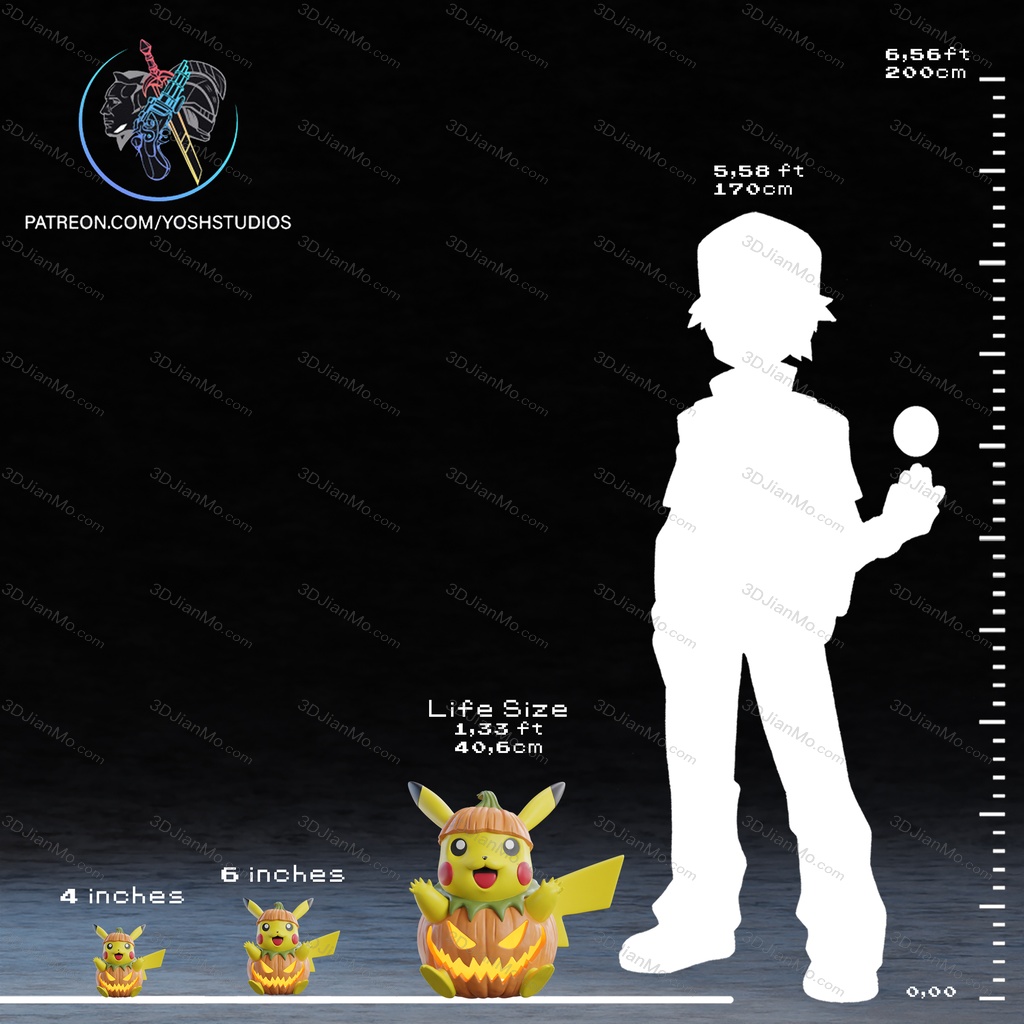 Yosh 万圣节皮卡丘