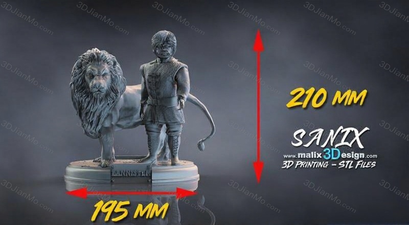 Sanix3d 权力的游戏 小恶魔提利昂