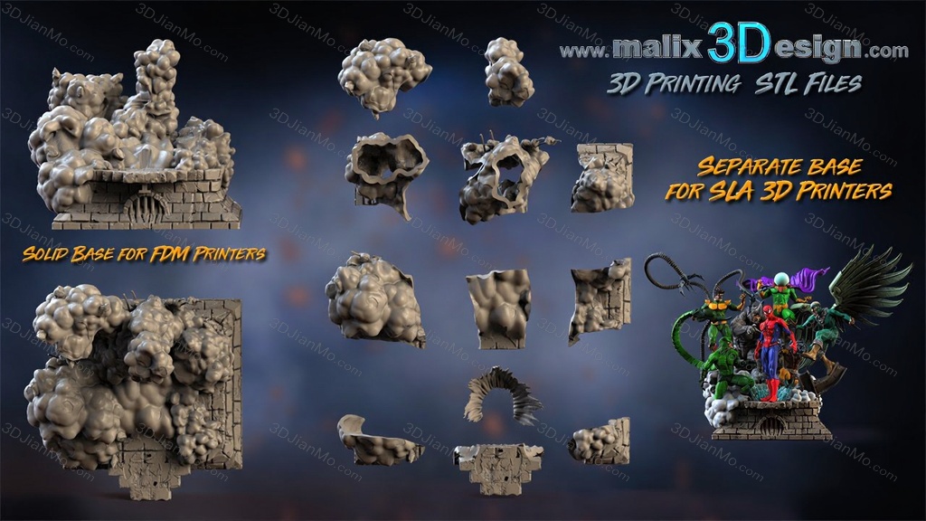 Sanix3d 漫威 蜘蛛侠全家福