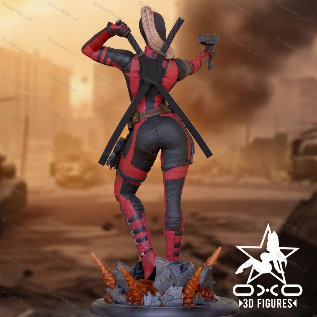 OXO3D 漫威 死侍女士