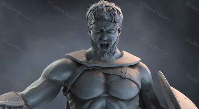 Sanix3d 斯巴达300勇士 斯巴达国王