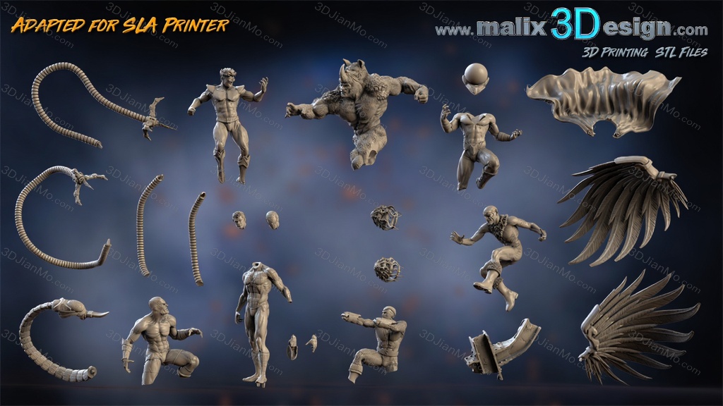 Sanix3d 漫威 蜘蛛侠全家福