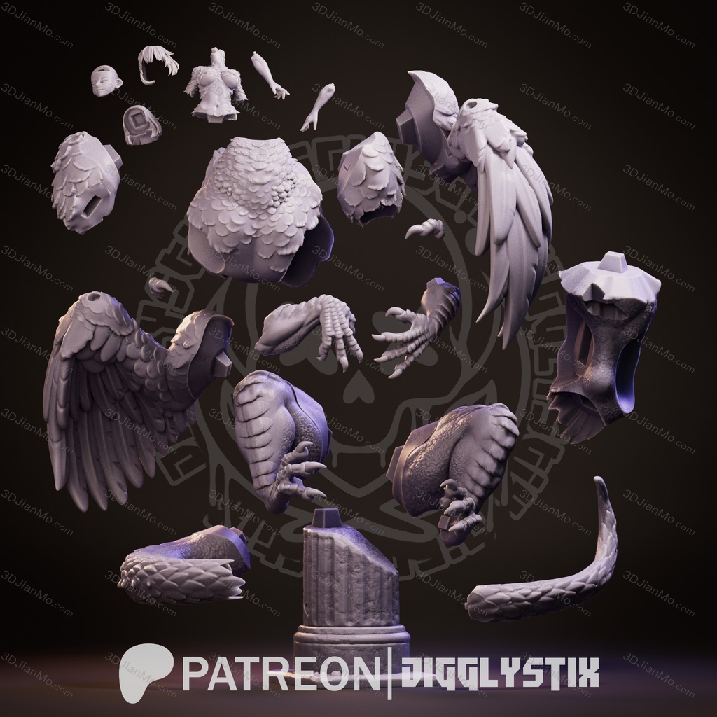 Jigglystix 奇美拉龙女士