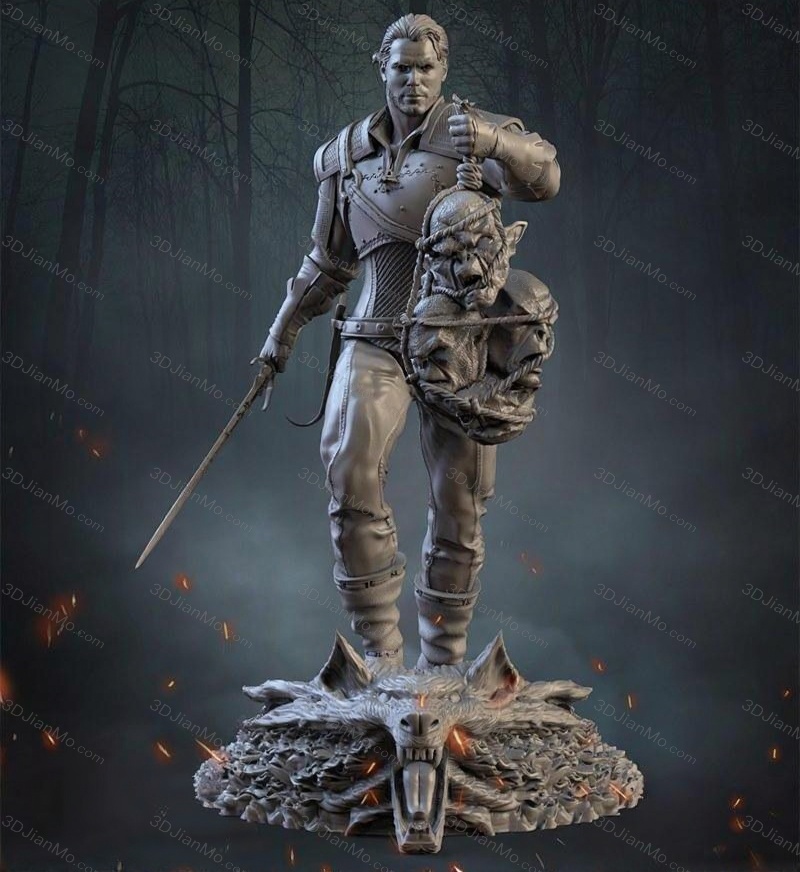 Sanix3d 猎魔人 杰洛特