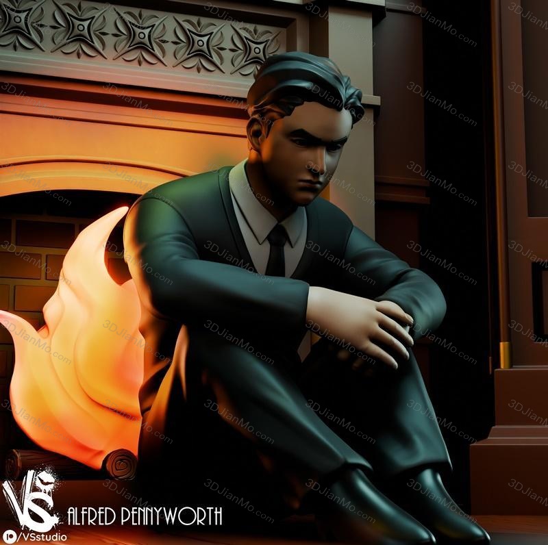 DC漫画 阿尔弗雷德和布鲁斯