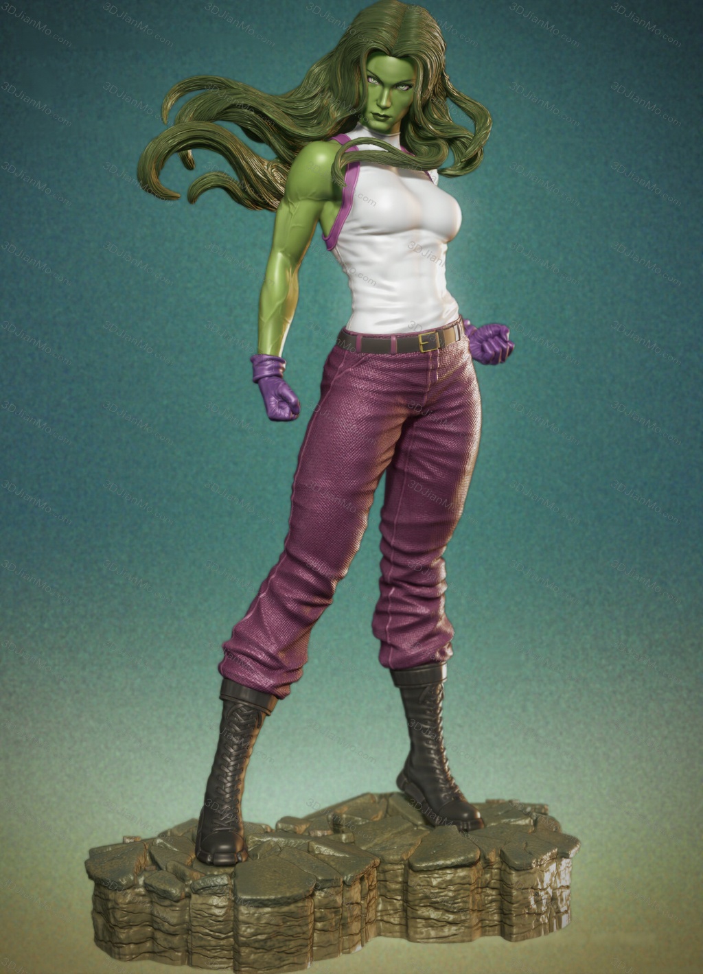 Francis Quez 漫威 绿巨人 女浩克