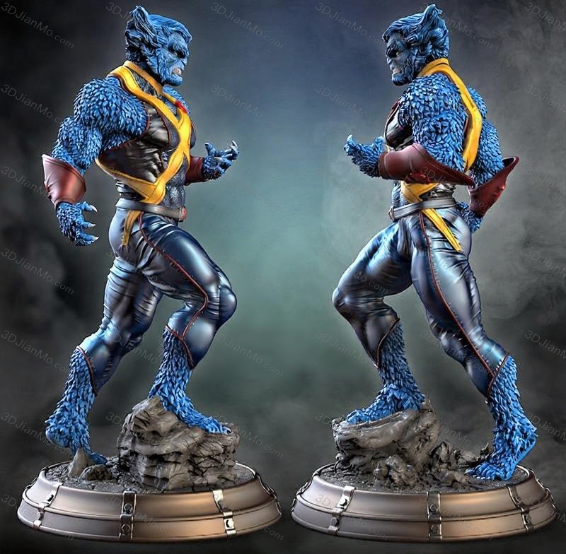 Sanix3d 漫威 X战警 野兽