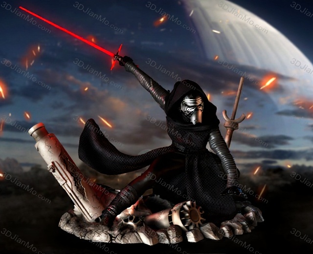 Sanix3d 星球大战 凯洛·伦