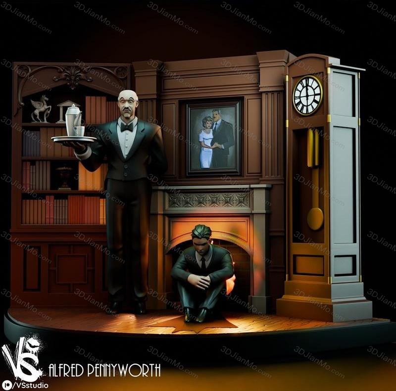 DC漫画 阿尔弗雷德和布鲁斯