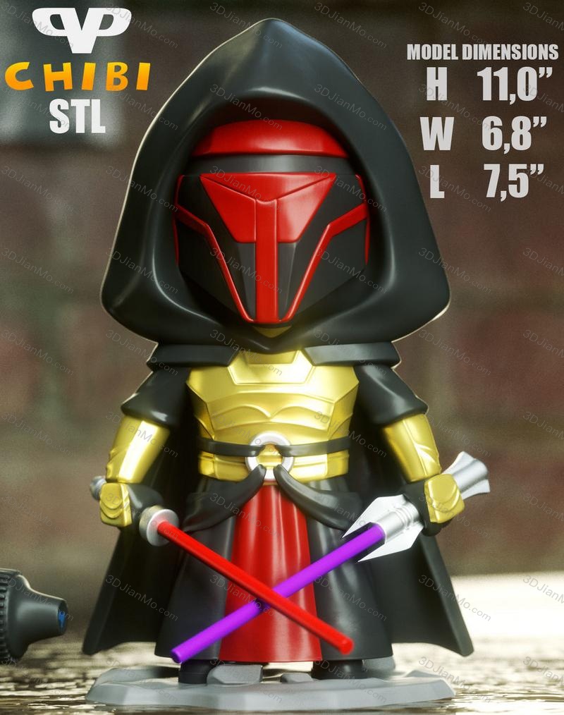 Chibi STL 星球大战 达斯·瑞文