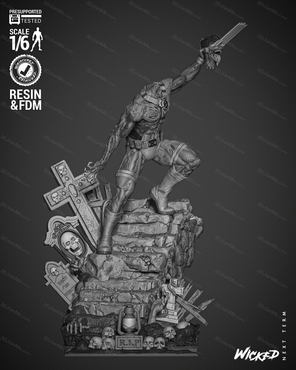 3DWicked 漫威 镭射眼