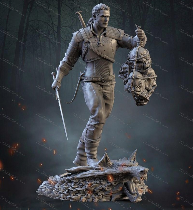 Sanix3d 猎魔人 杰洛特