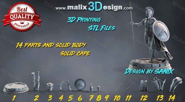 Sanix3d 斯巴达300勇士 斯巴达国王